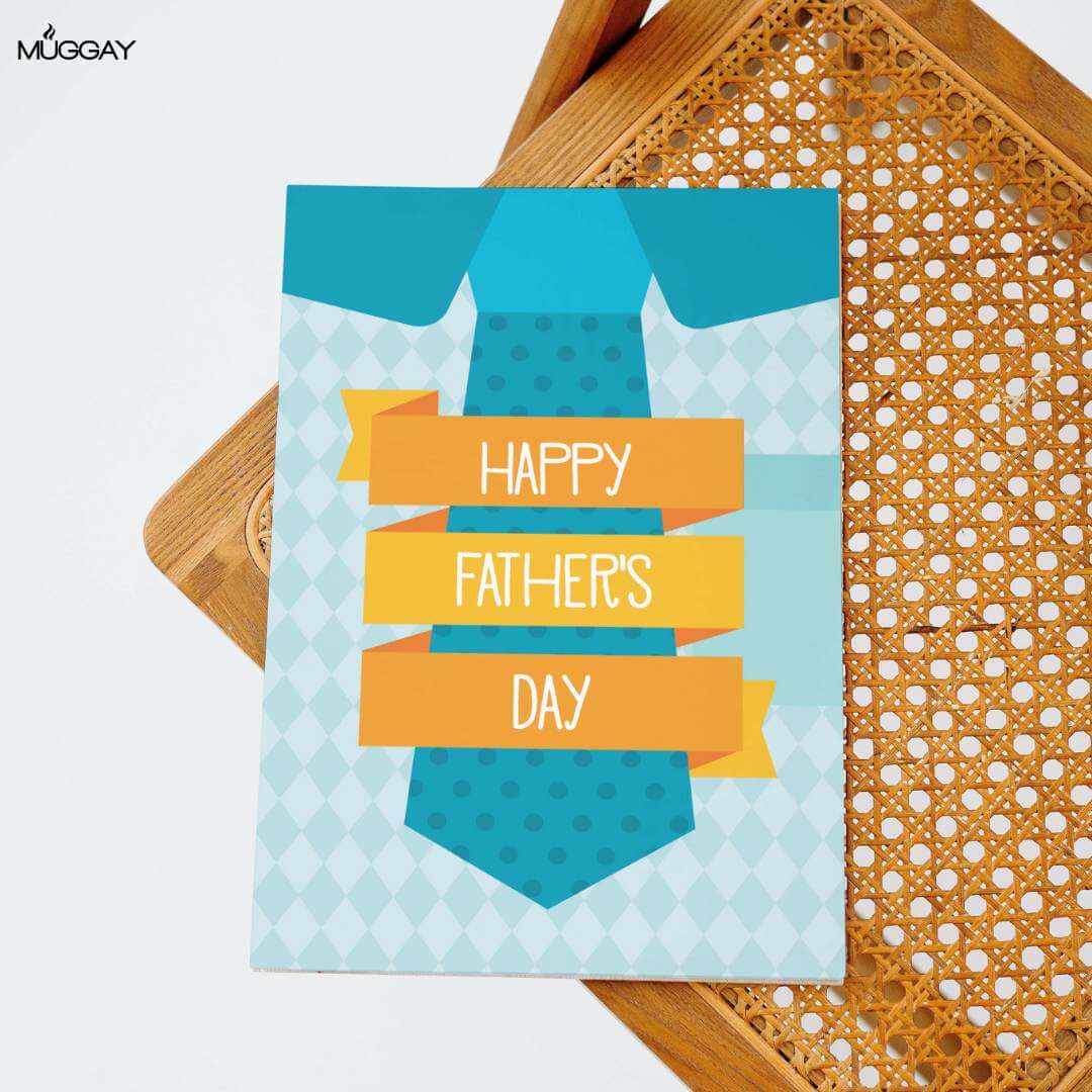 Blue Shirt Father's Day Card