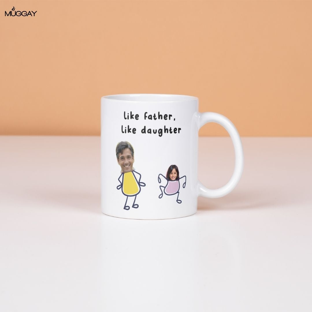 Like Father Like Daughter Picture Mug | Mugs for Fathers