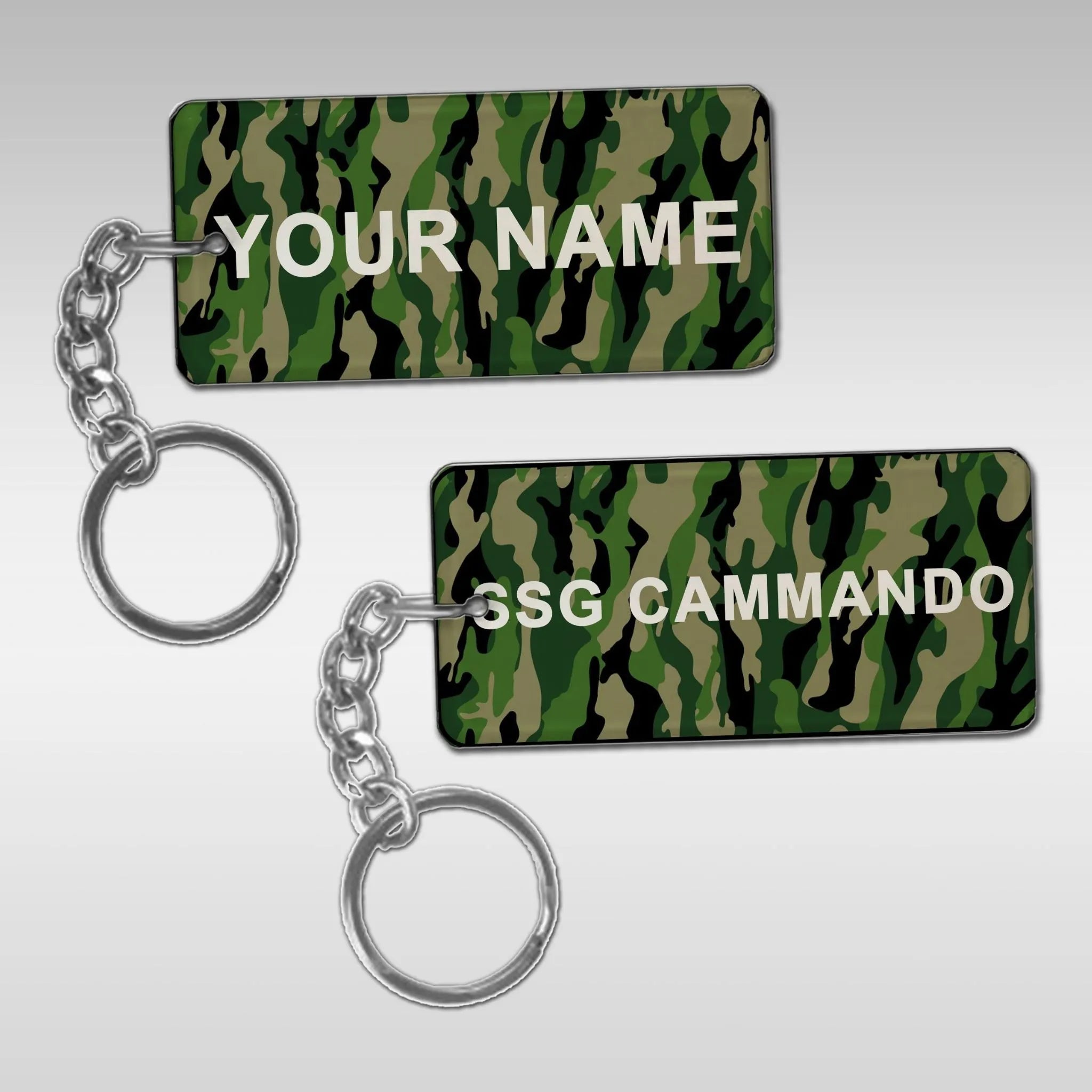Army Key-Chains with Your Name
