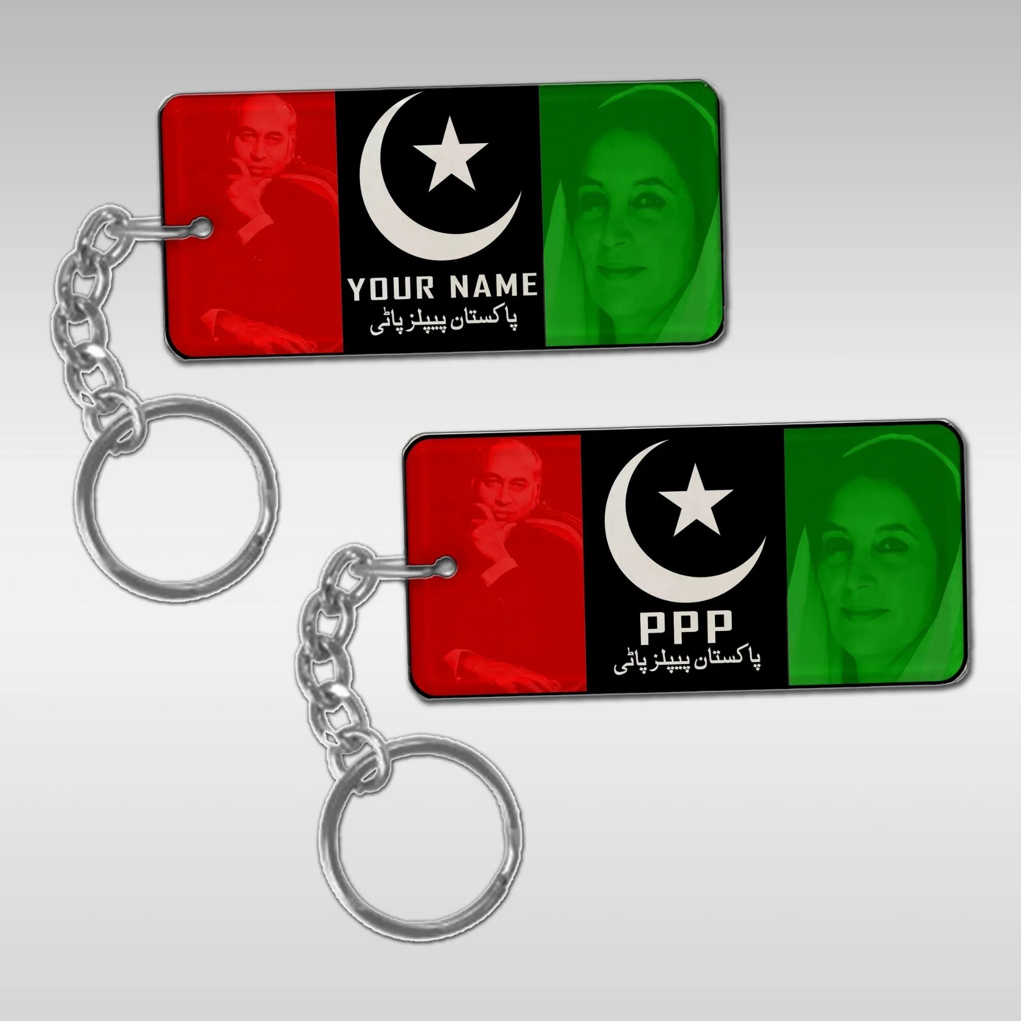 Metal Key-Chains Politics with Name
