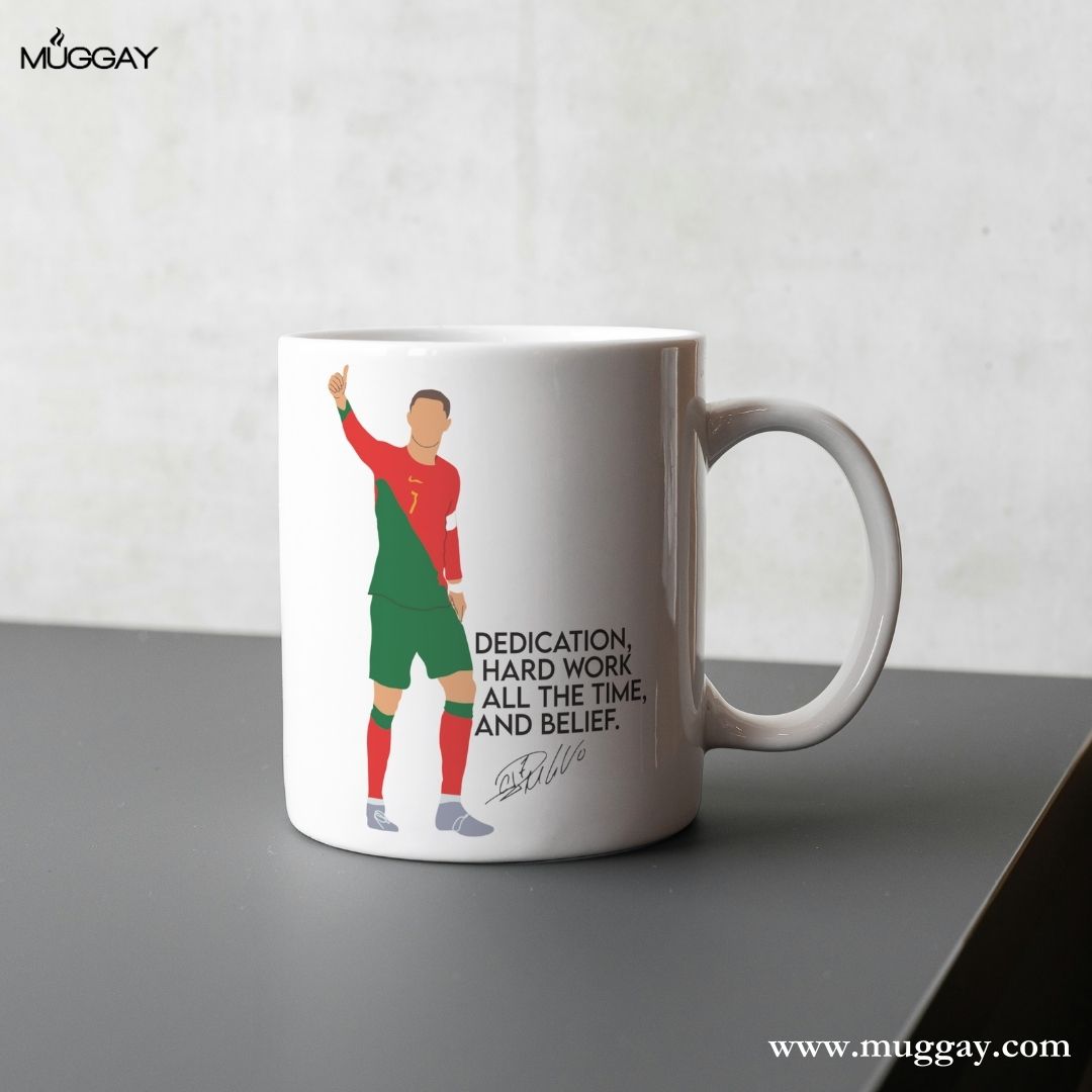 Cristiano Ronaldo Quote |  Football mug
