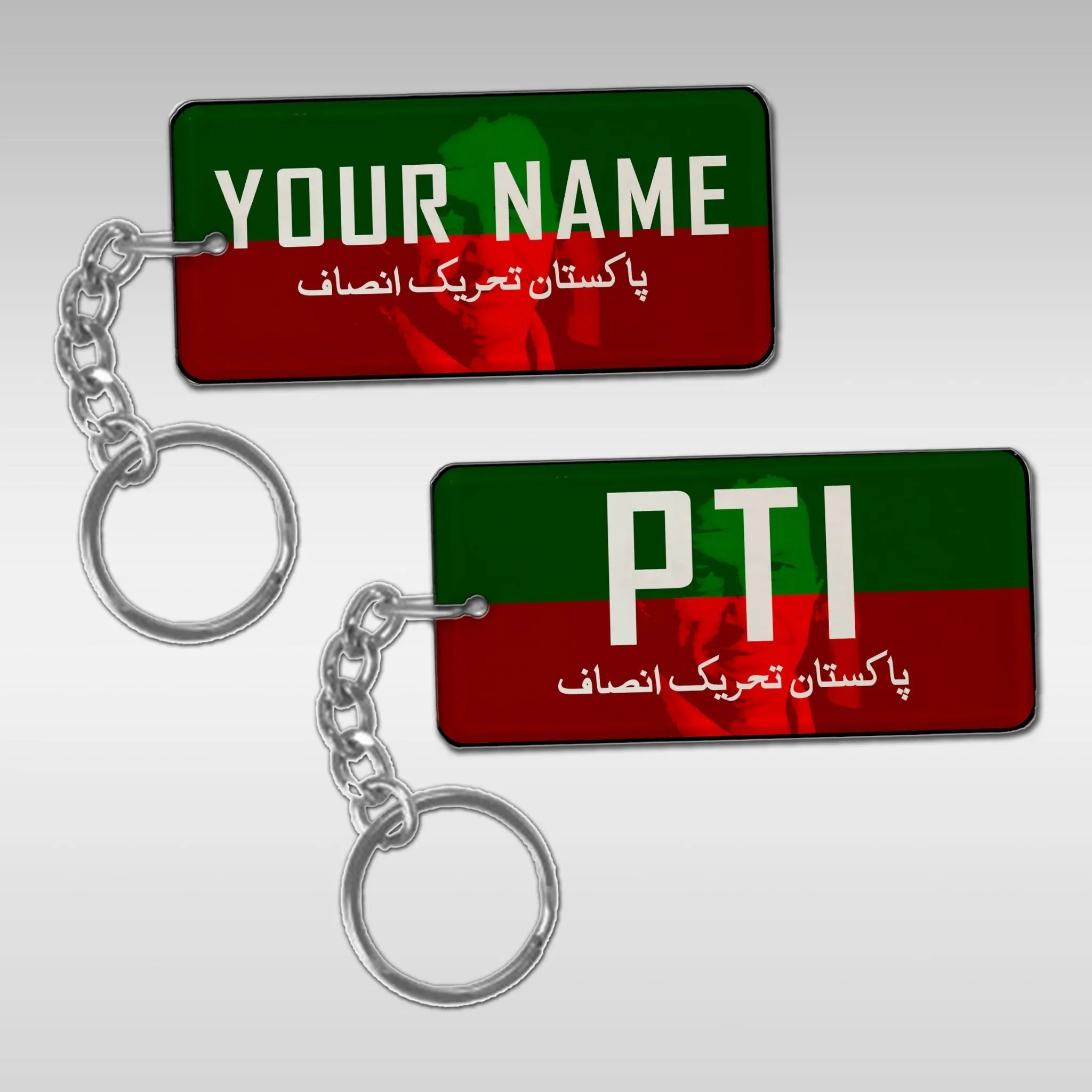 Metal Key-Chains Politics with Name