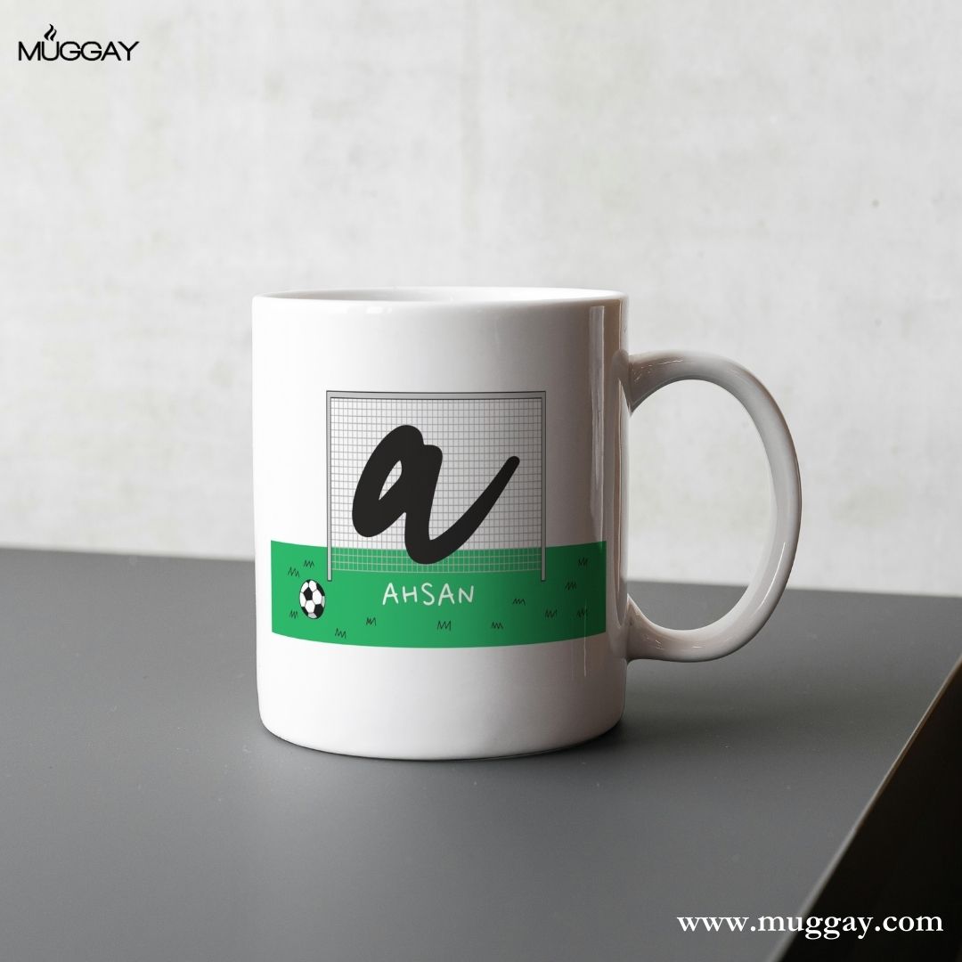 Personalized Goalpost | Football Mug