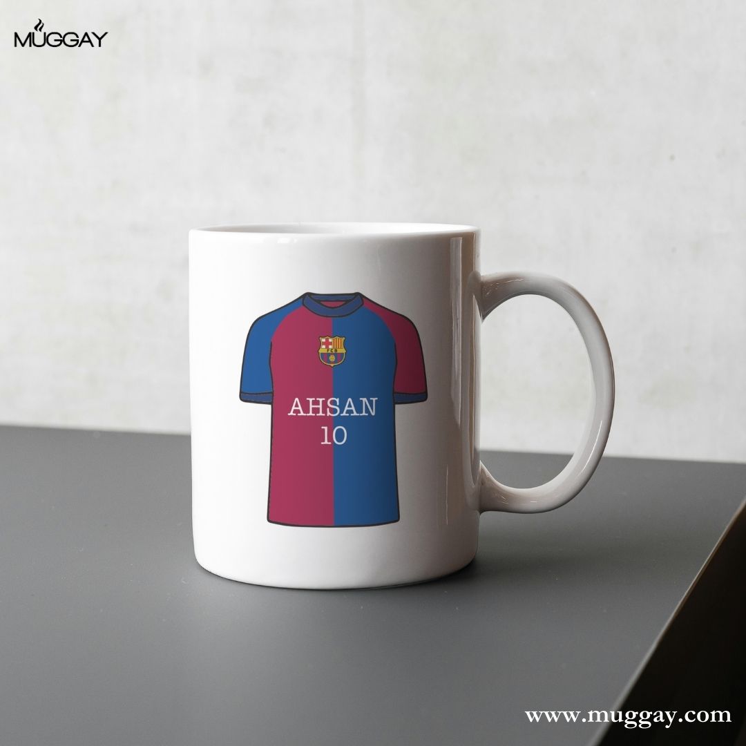 FC Barcelona Customized Shirt | Football Mug