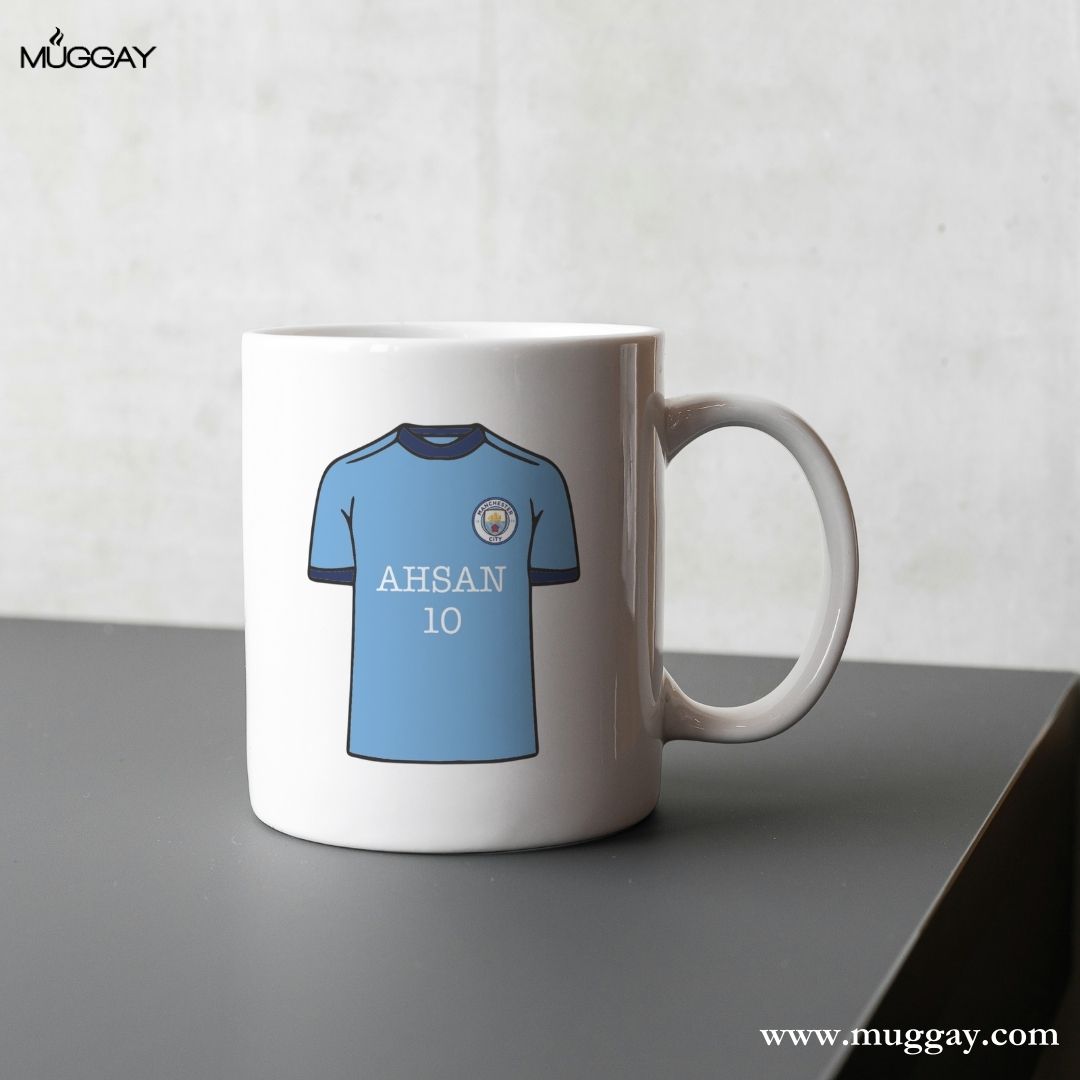 Manchester City Customized Shirt | Football Mug