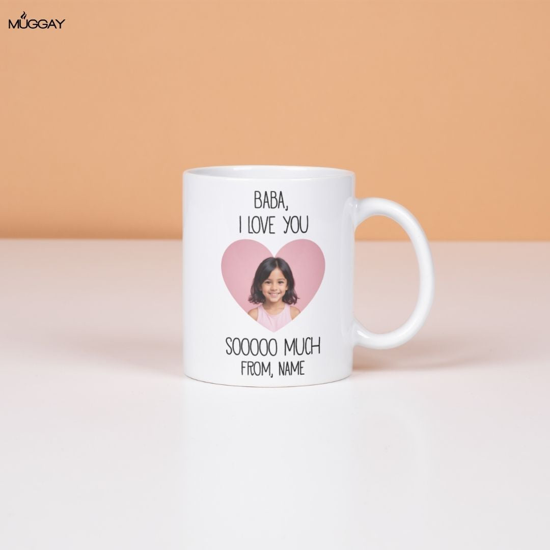 Baba I Love You Picture Mug | Mugs for Fathers