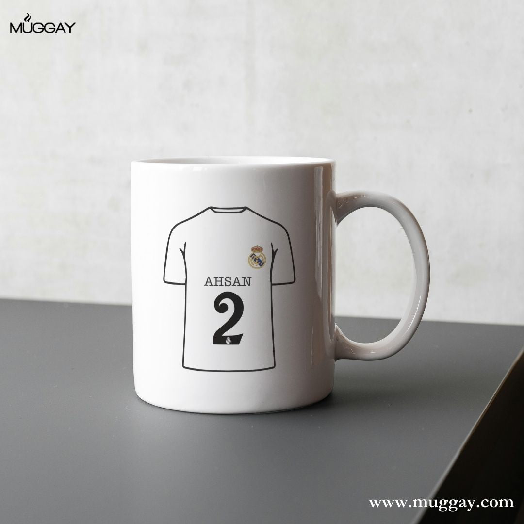 Real Madrid Customized Shirt | Football Mug