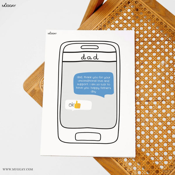 Sentimental Message Funny | Cards for Fathers