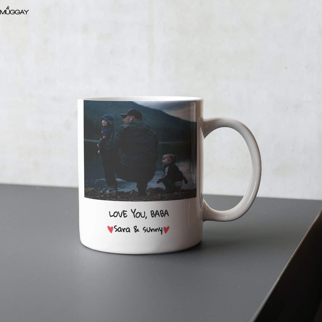 Love you Baba & Picture- Mugs for Father