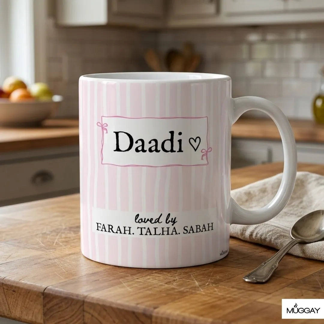 Personalized  Mother’s Day mug with custom name printed for Ammi
