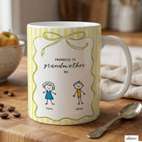Mug for grandmother,  nanni or daadi with customized names. 