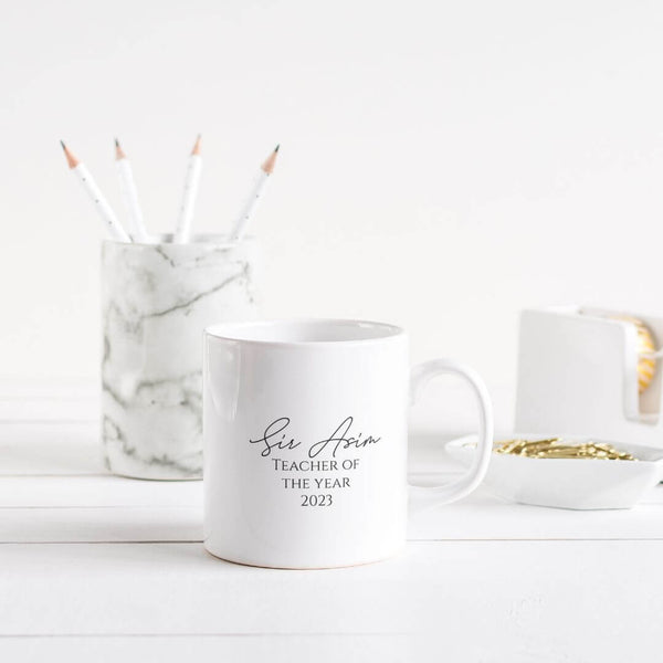 Teacher of the Year | Mugs for Teachers