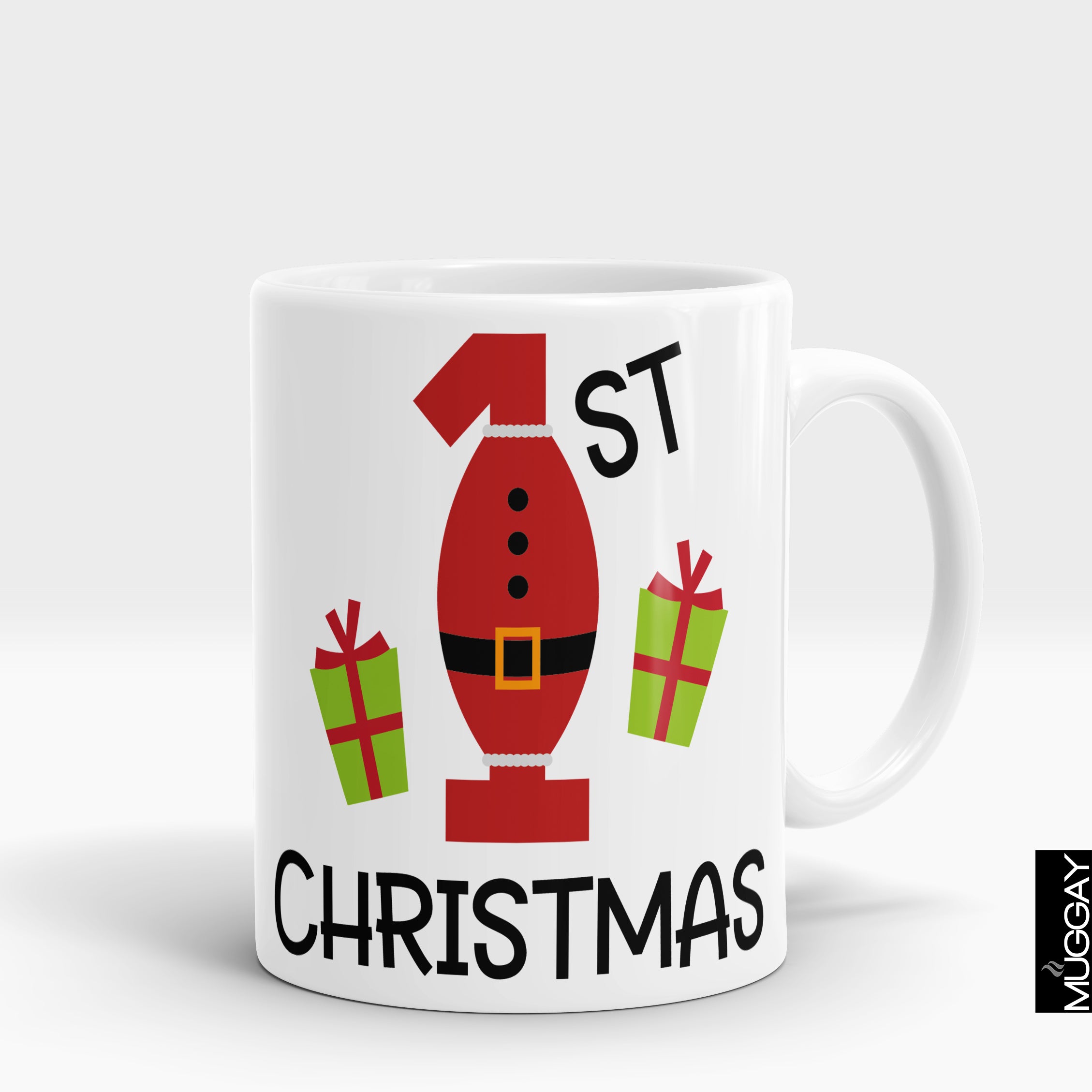 1st Christmas Mug - Muggay.com - Mugs - Printing shop - truck Art mugs - Mug printing - Customized printing - Digital printing - Muggay 