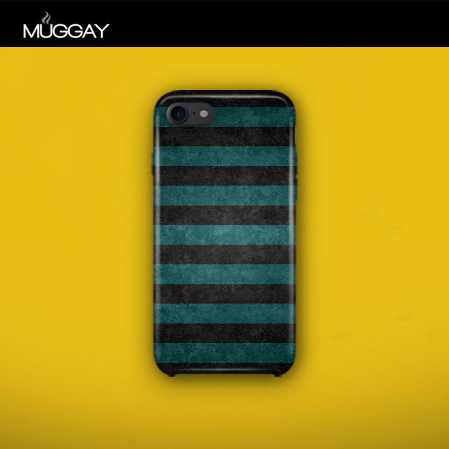 Mobile Covers - Black and Green strips