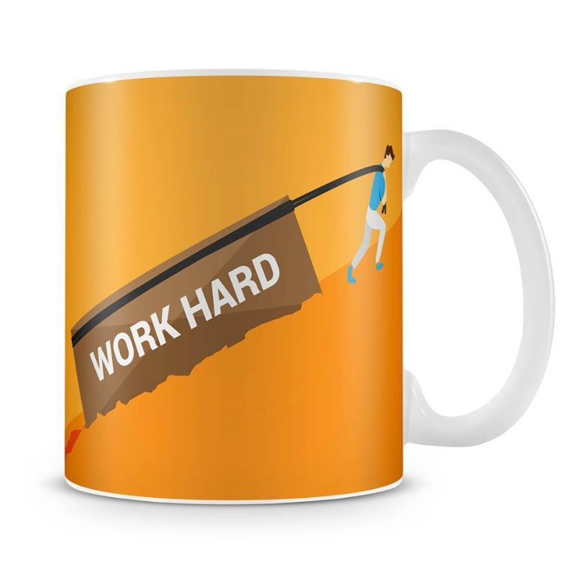 work hard motivation mug