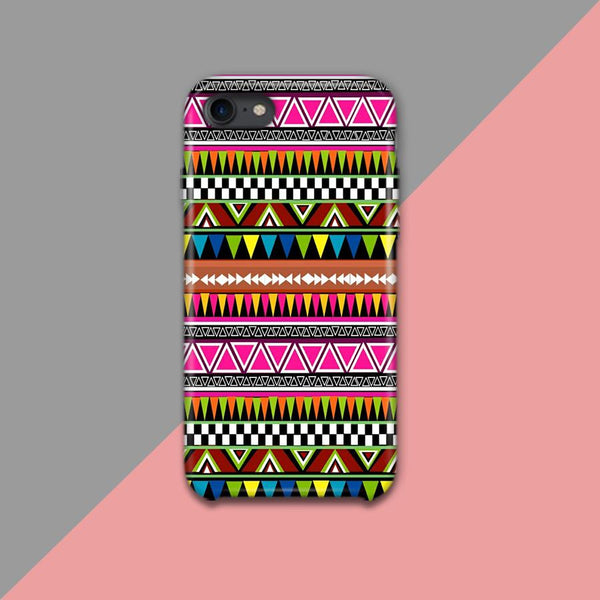 Multi color Tribal pattern 3 Design Phone Case