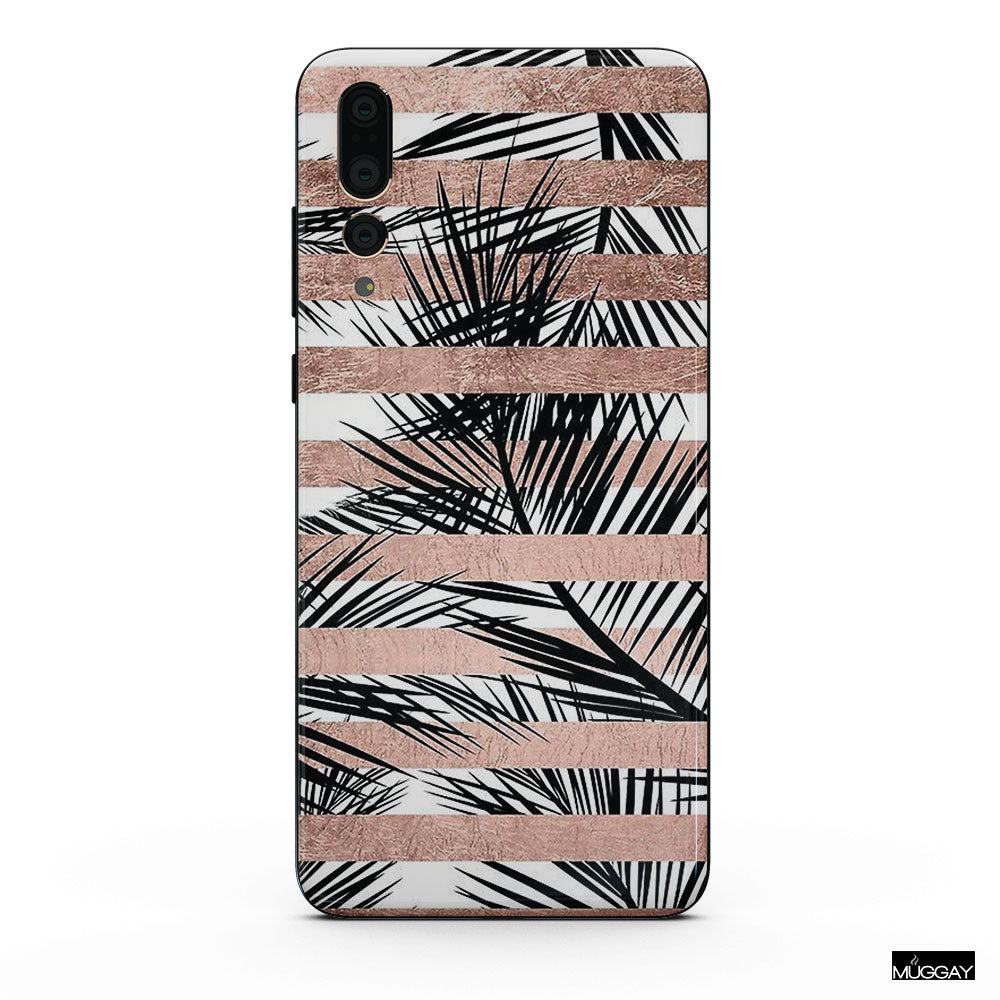 Mobile Covers - Stripe Palms