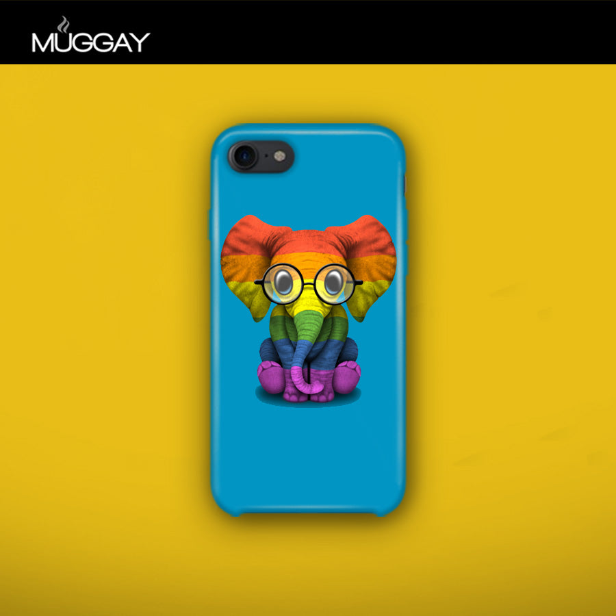 Mobile Covers - Cute Colorful Elephant