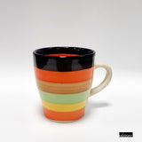 Orange stripe Cup - Set of 4 cups