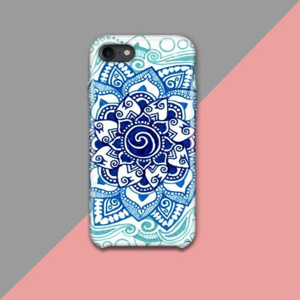 Blue Pattern Design Phone Case - Muggay.com - Mugs - Printing shop - truck Art mugs - Mug printing - Customized printing - Digital printing - Muggay 
