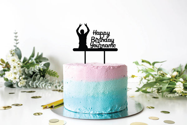 HBD Man Cake Topper