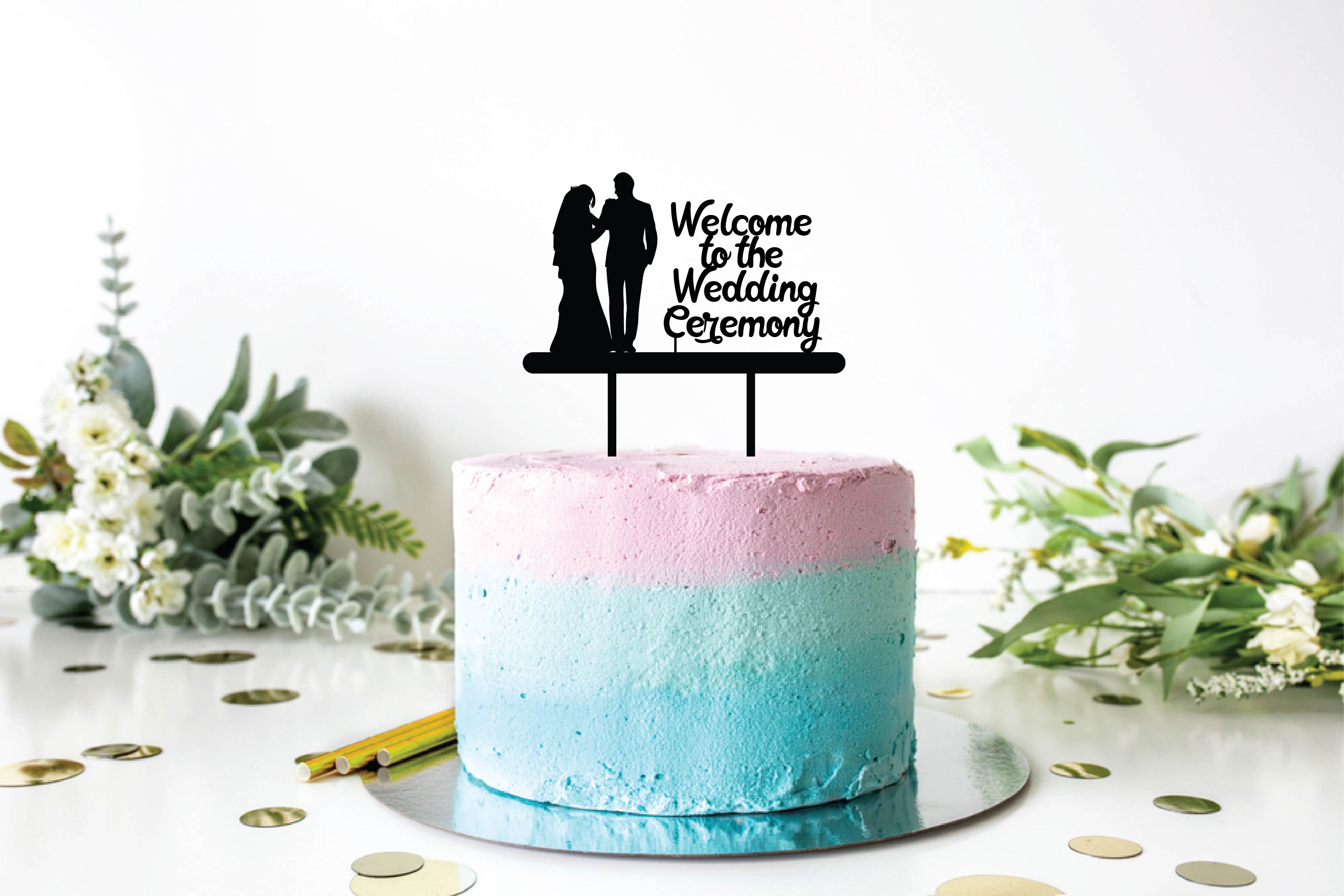 Wedding Ceremony Cake Topper