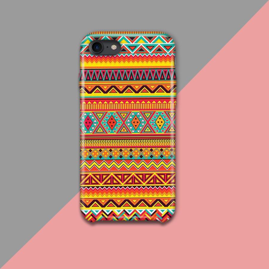 Red And Orange Aztec Pattern Design Phone Case