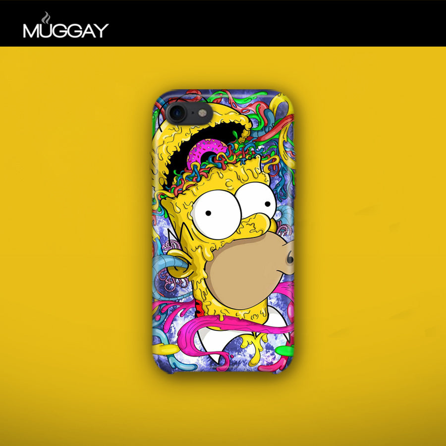 Mobile Covers -  Homer's face abstract