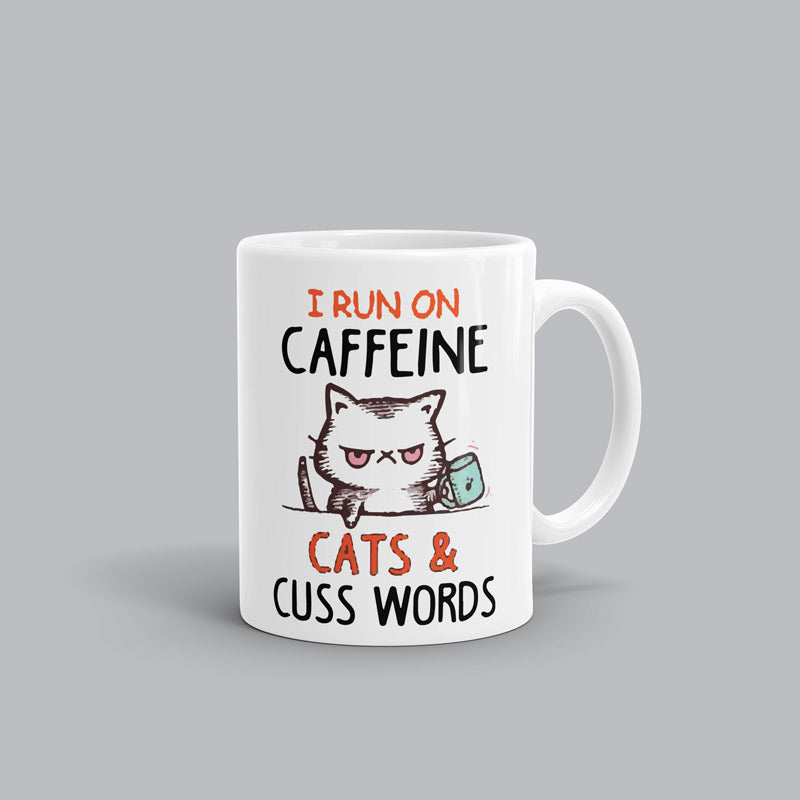 Caffeine and Cuss words AL Mug