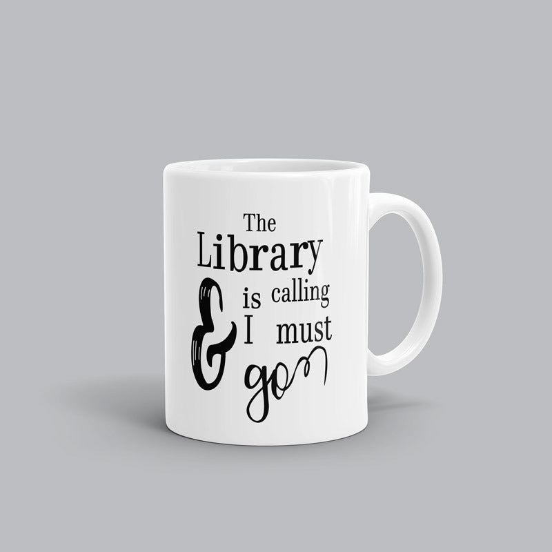 Library is calling Book Mug