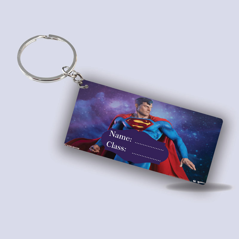 SuperMan  School Keychain