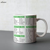 Excel Shortcuts Corporate Mug