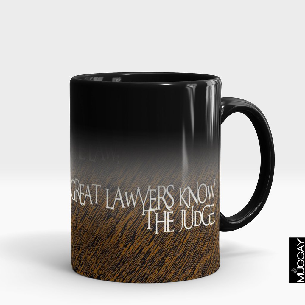 'Good Lawyers Know The Law' Lawyer Mug