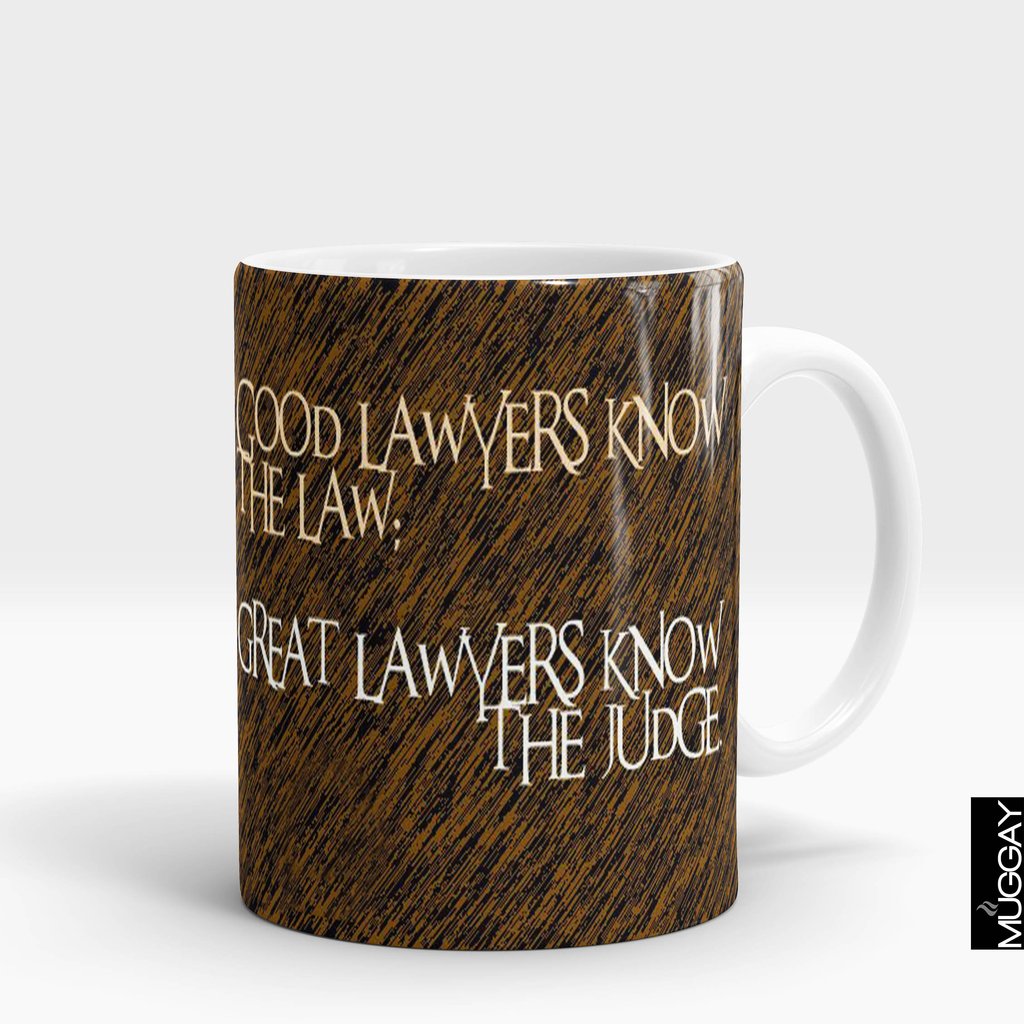 'Good Lawyers Know The Law' Lawyer Mug