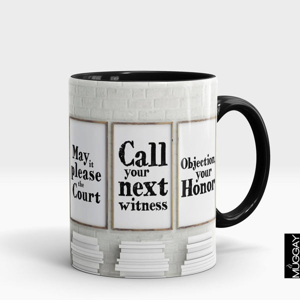 'Call Your Witness' Lawyer Mug