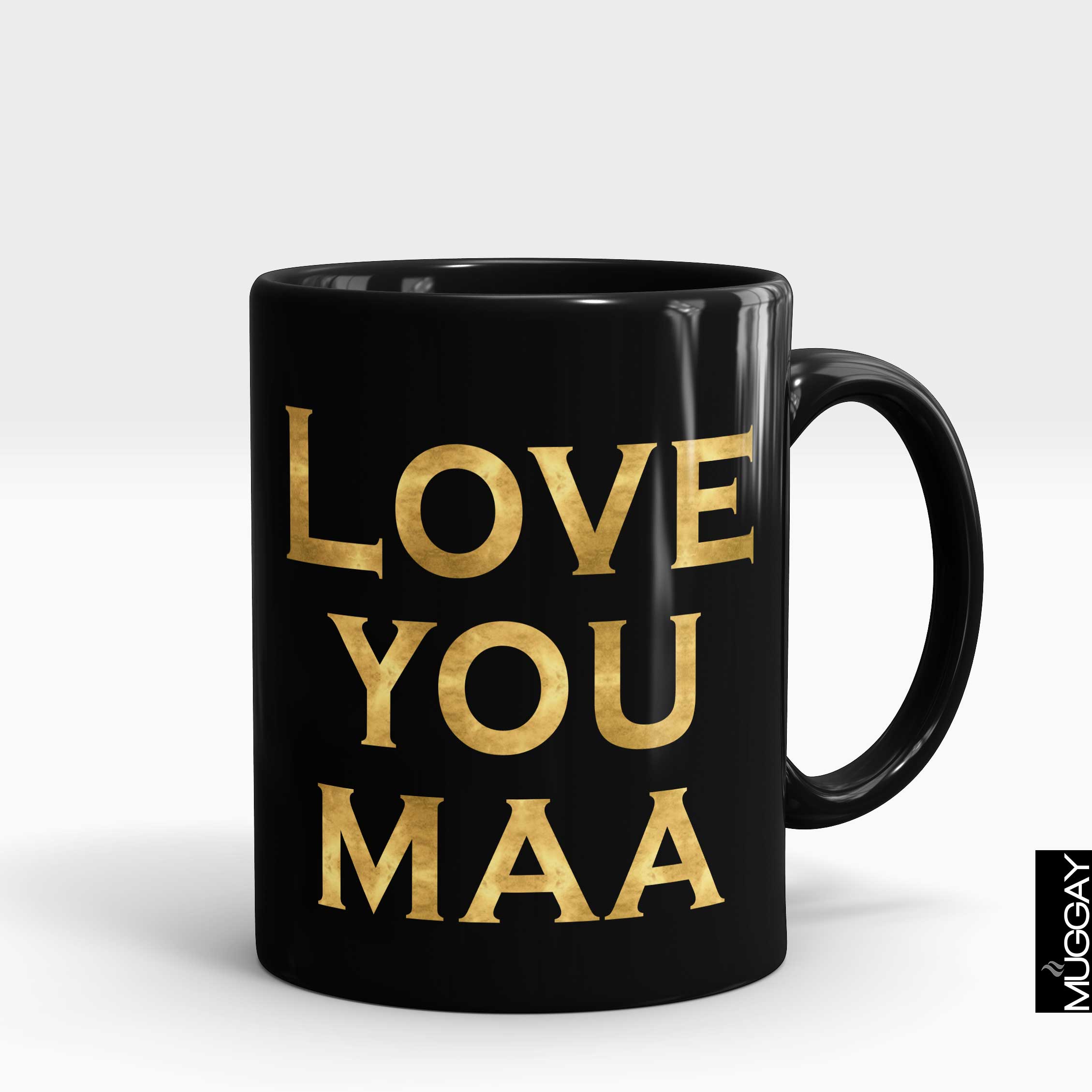 Love you Maa Gold Mug