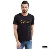 Black shirt with Name in Gold foil - Unisex