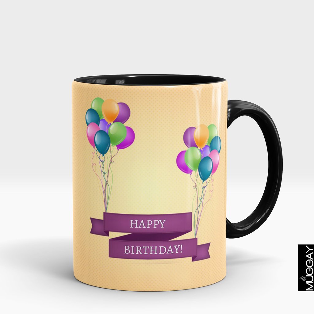 'Happy Birthday Banner' Mug