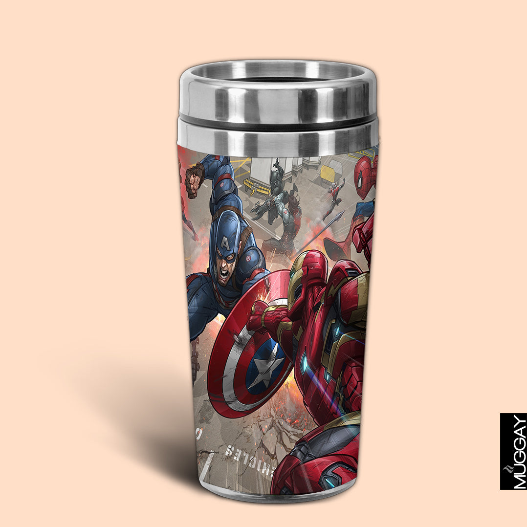 Captain America vs Deadpool - Muggay.com - Mugs - Printing shop - truck Art mugs - Mug printing - Customized printing - Digital printing - Muggay 