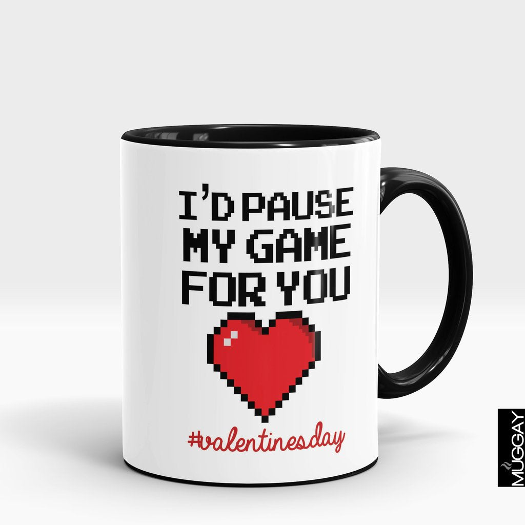 Magic  'I Would Pause My Game For You' Valentine Mug