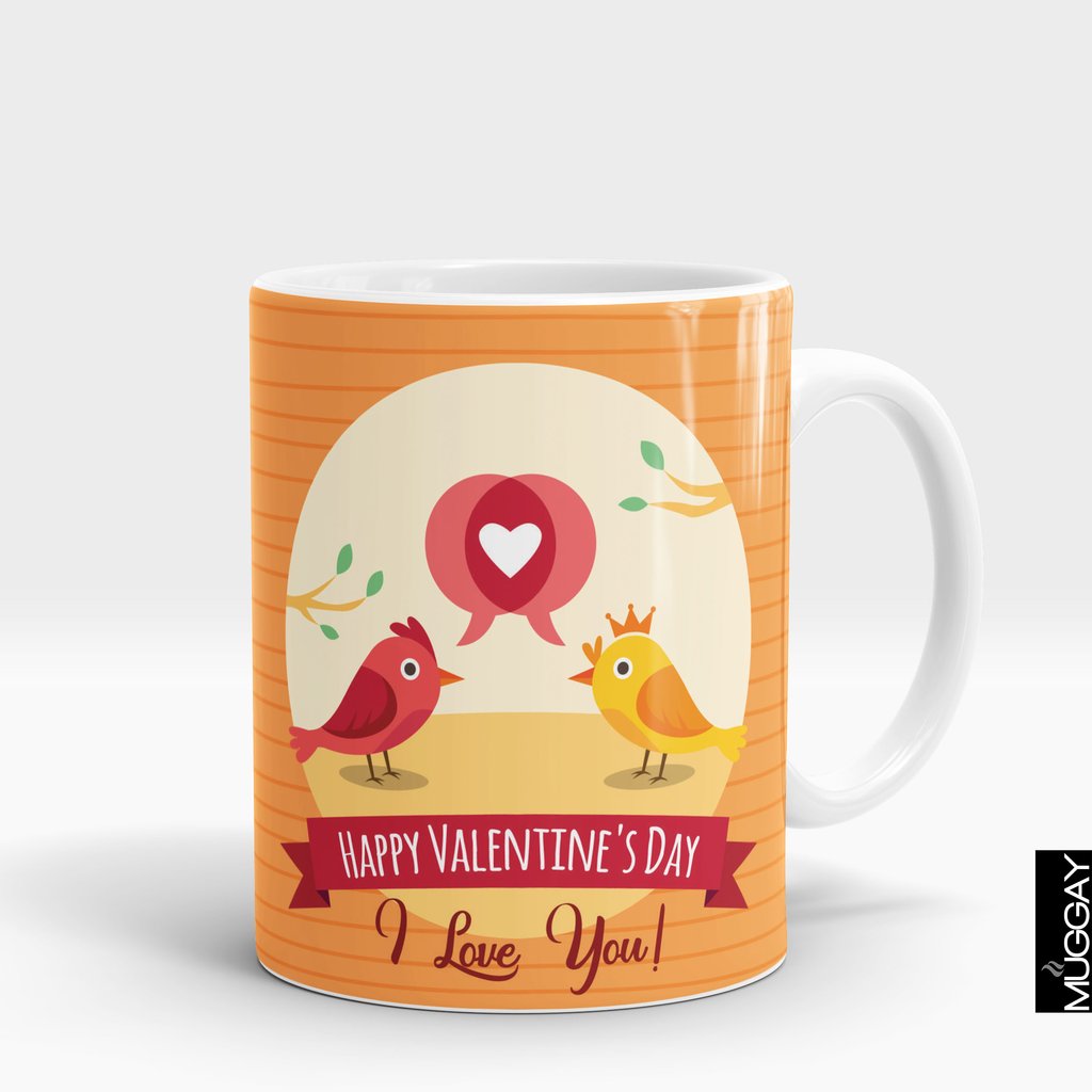 'I Love You Birds' Valentine's Mug